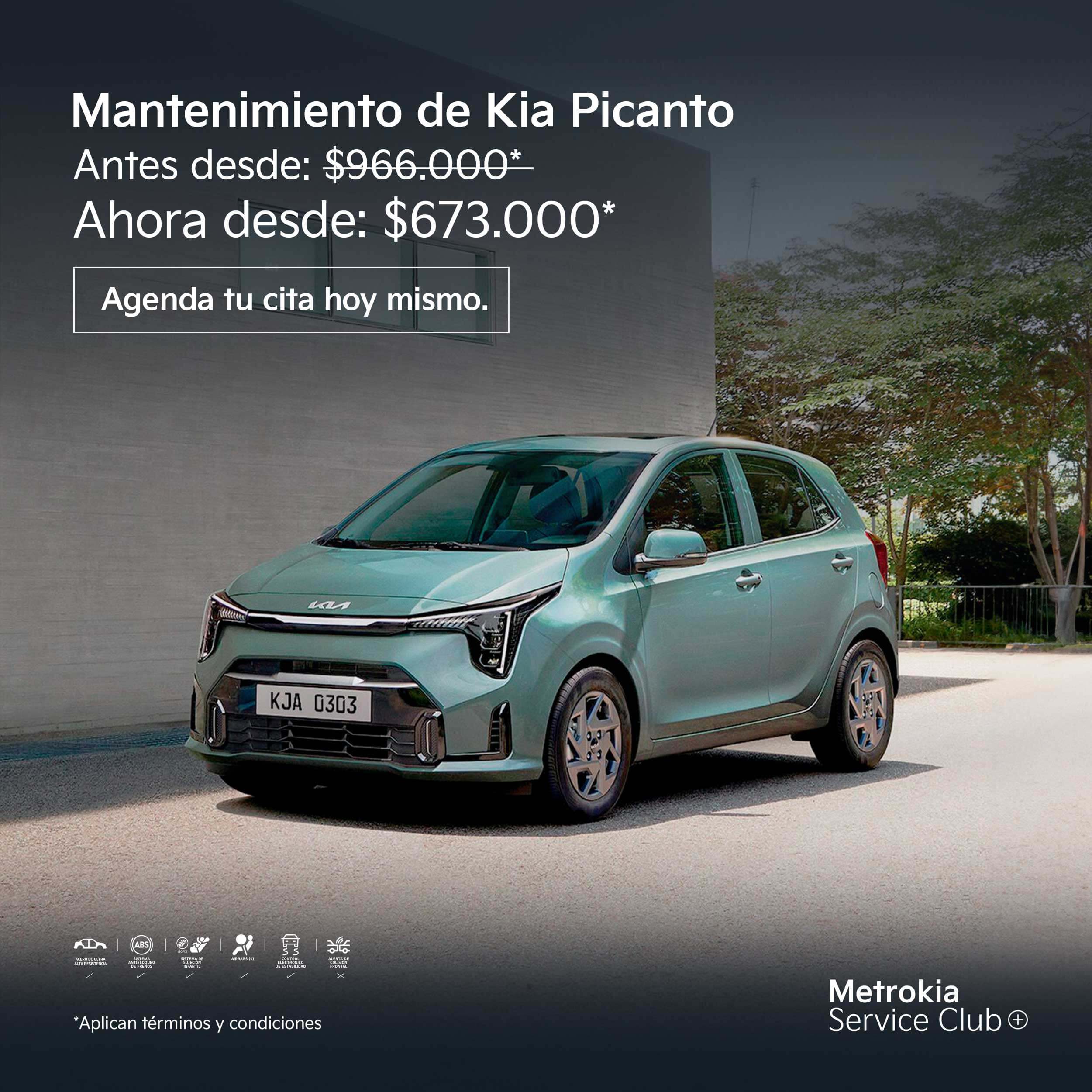 Promoción Frenos Kia Metrokia Agosto 2025